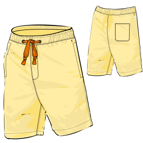 Fashion sewing patterns for MEN Shorts Swimwear 7658